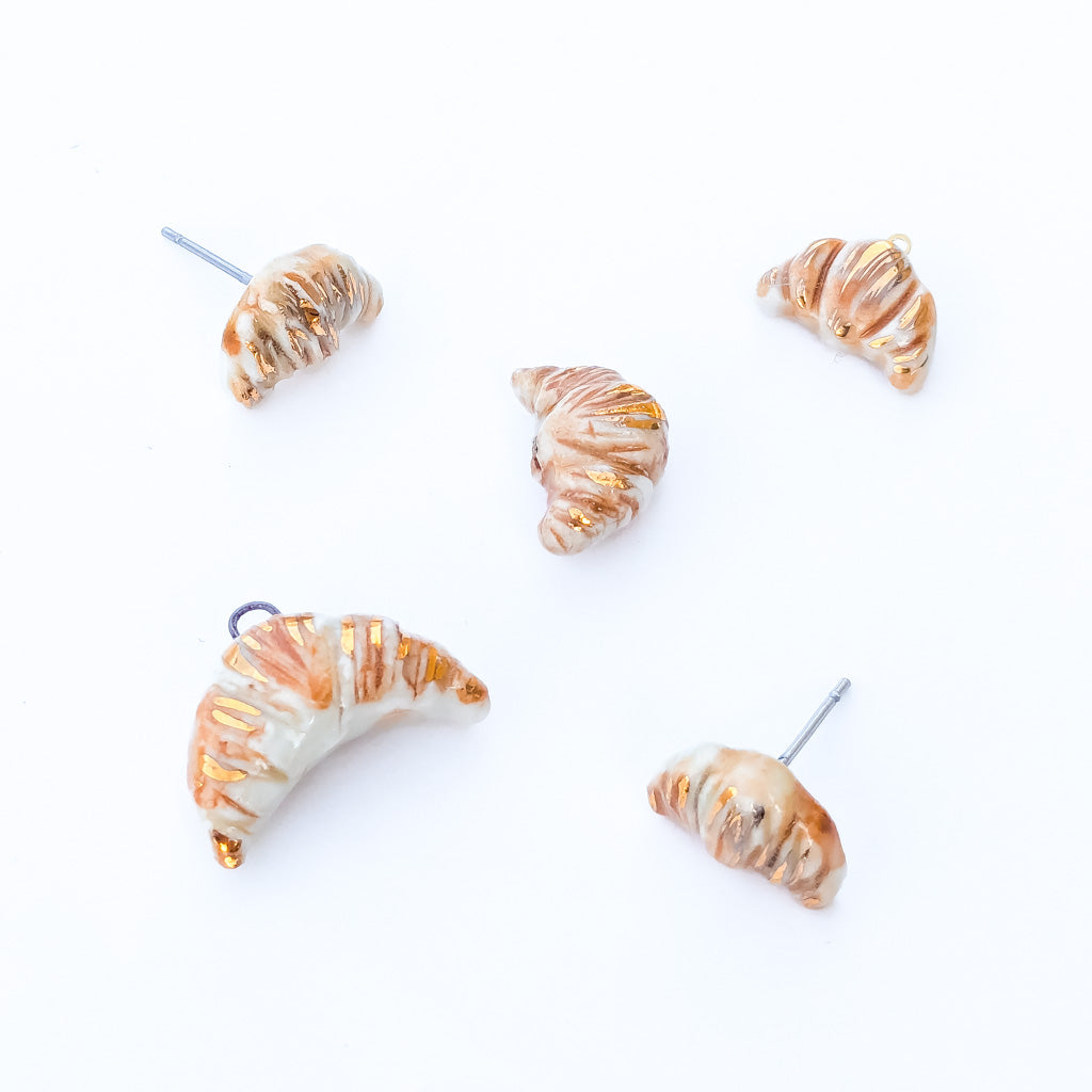Croissant Mini Studs