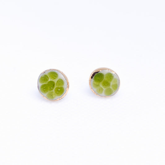 Jade Pool Studs