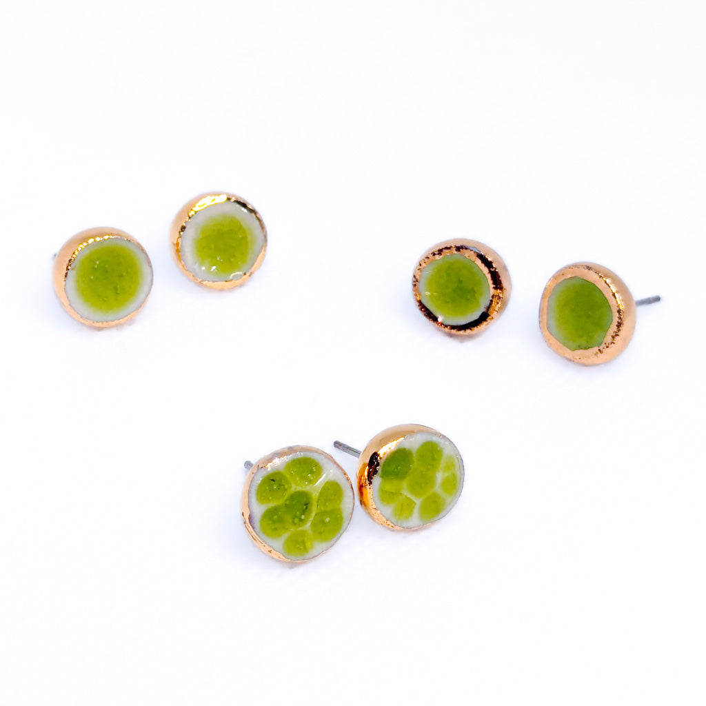 Jade Pool Studs