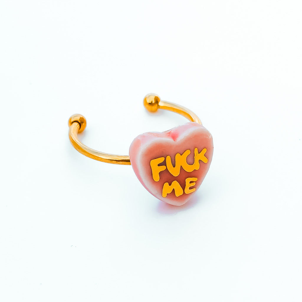 Conversation Heart Ring