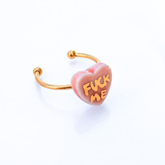 Conversation Heart Ring