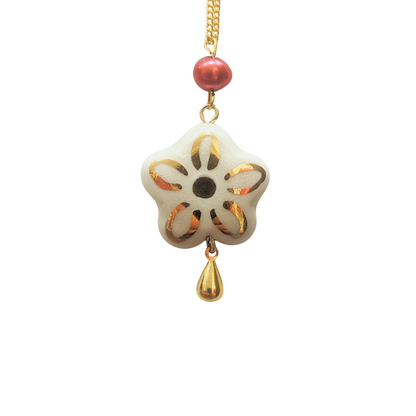 LNY Floral drop necklace