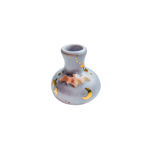 Pastel Goth Bat Mini Vase
