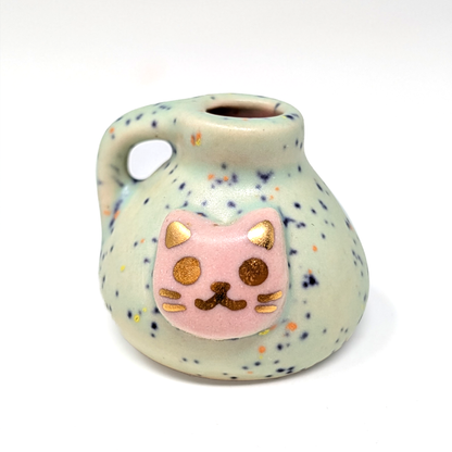 Pastel Cats Mini Vases