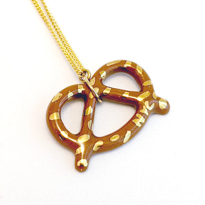 Super Pretzel Charm Necklace