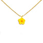 Puffy Cloud Flower Necklace